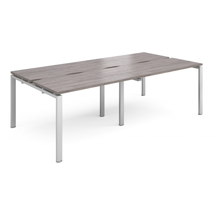 Adapt 1200mm Deep Sliding Top Double Back to Back Bench Desk